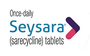 Once-daily Seysara (sarecycline) tablets logo